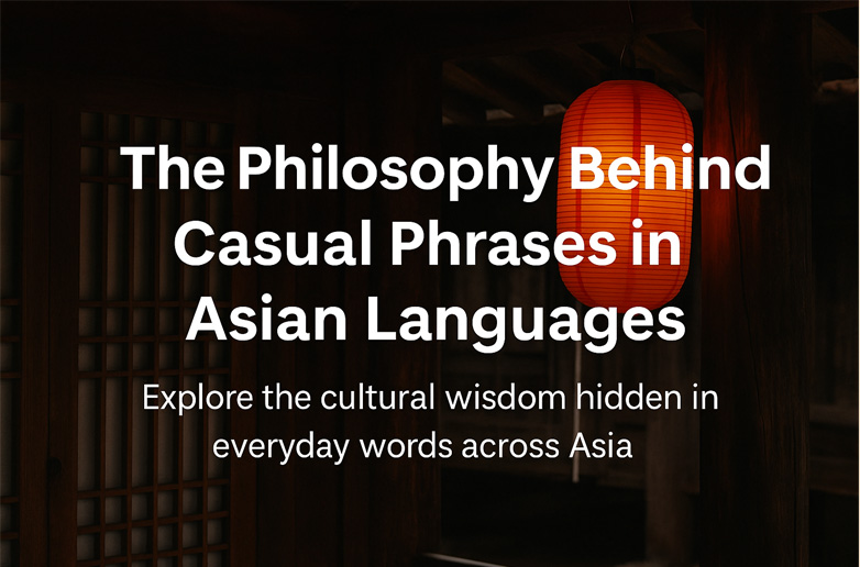 The Philosophy Behind Casual Phrases