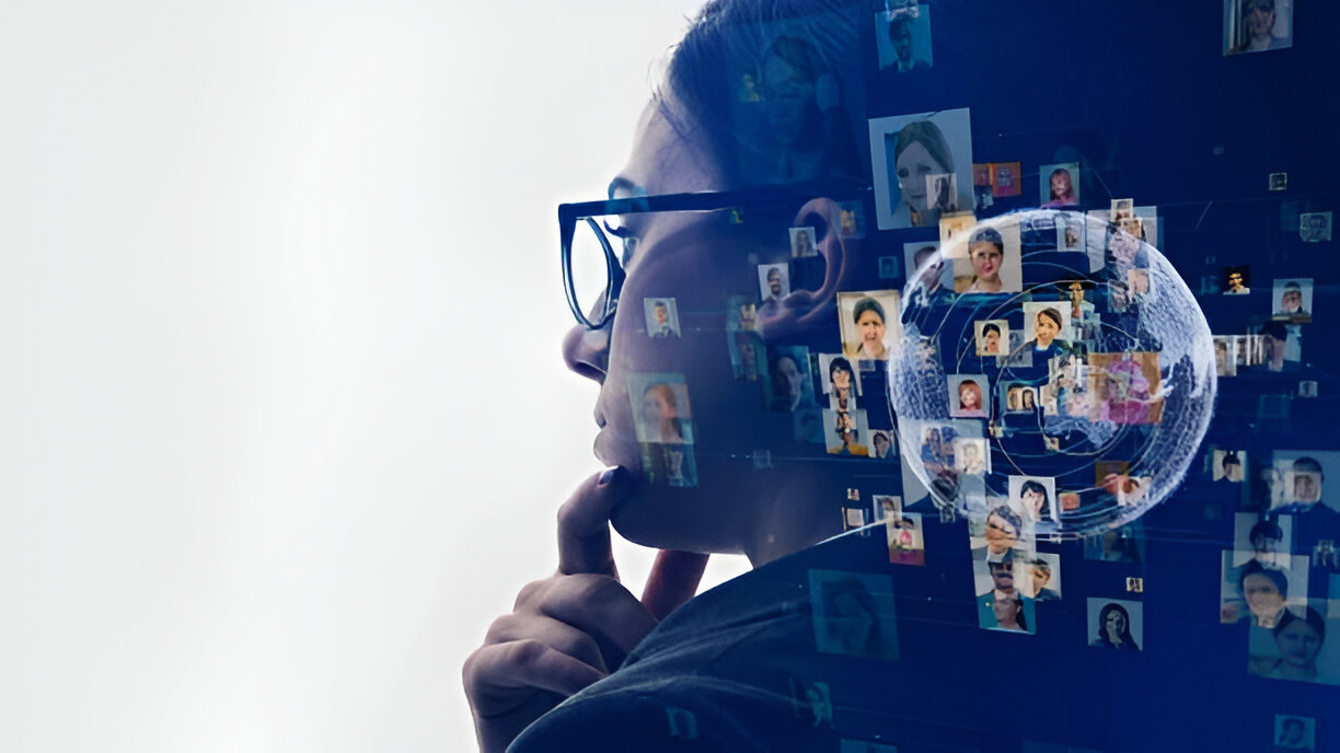 A diverse group of people connecting globally, representing cultural intelligence as a modern superpower